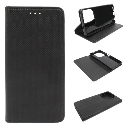 Etui Smart Magnet na telefon Infinix HOT 40i X6528B / Smart 8 X6525 czarne