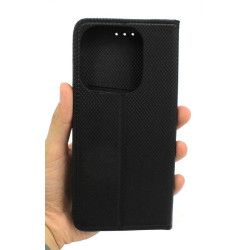 Etui Smart Magnet na telefon Infinix HOT 40i X6528B / Smart 8 X6525 czarne