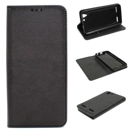 Etui Smart Magnet na telefon Lenovo Vibe K5 / Vibe K5+ / Lemon 3 czarne