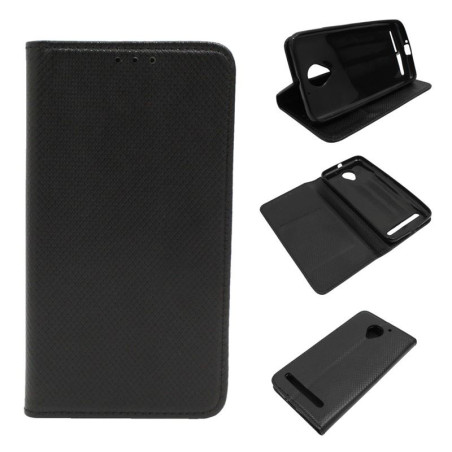 Etui Smart Magnet na telefon Lenovo Vibe C2 czarny