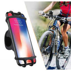 Uchwyt na telefon do roweru / motocykla / skutera / hulajnogi VENNUS VBH02 do kierownicy 4 - 6.7" cali czarny