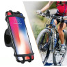 Uchwyt na telefon do roweru / motocykla / skutera / hulajnogi VENNUS VBH02 do kierownicy 4 - 6.7" cali czarny