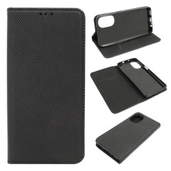 Etui Smart Magnet na telefon motorola moto g52 4G / g71s / g82 5G czarne