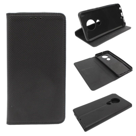 Etui Smart Magnet na telefon motorola moto g7 XT1962 / g7+ XT1965 czarne
