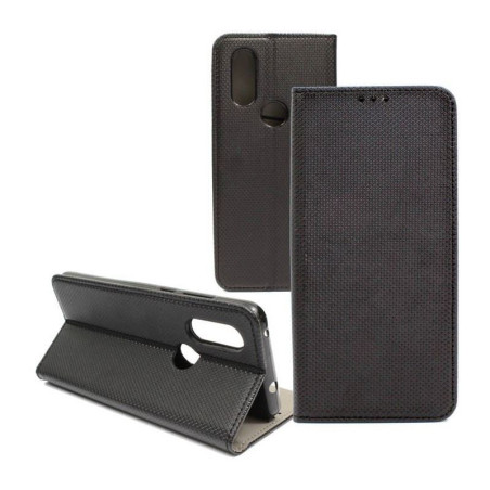 Etui Smart Magnet na telefon motorola one vision XT1970 / p40 czarne