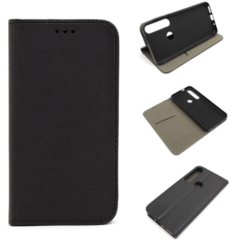 Etui Smart Magnet na telefon motorola moto g8+ XT2019 czarne