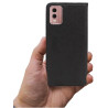 Etui Smart Magnet na telefon Nokia C32 TA-1534 czarne