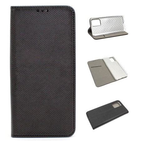 Etui Smart Magnet na telefon OPPO A74 4G CPH2219 / F19 CPH2219 czarne
