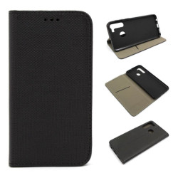 Etui Smart Magnet na telefon Samsung Galaxy A21 A215 czarne