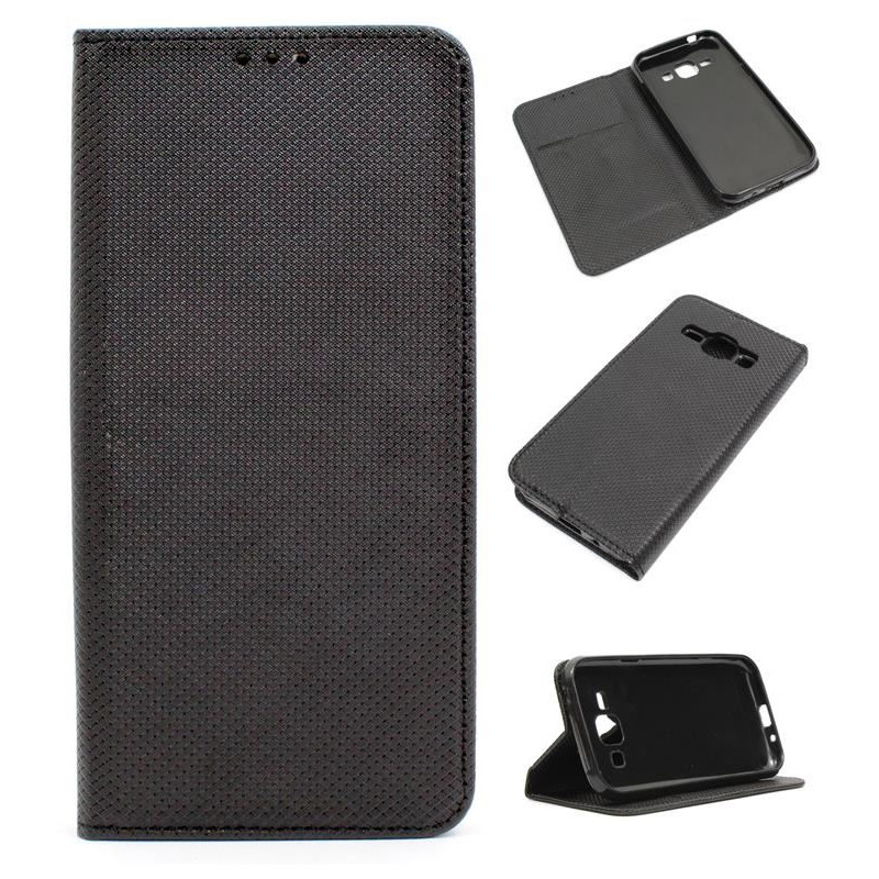 Etui Smart Magnet na telefon Samsung Galaxy J1 J100 czarne
