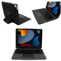 Etui pancerne bluetooth na tablet Apple iPad 9 gen 2021 / iPad 8 gen 2020 / iPad 7 gen 2019 10.2 cali czarne