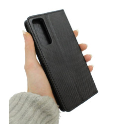 Etui Smart Magnet na telefon TCL 30 / 30+ T676 czarne