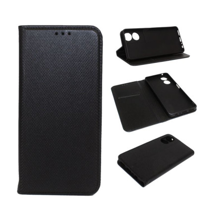 Etui Smart Magnet na telefon TCL 50SE T611 czarne