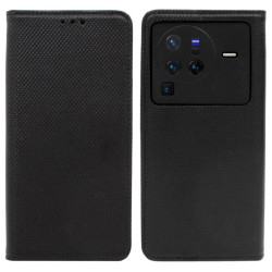 Etui Smart Magnet na telefon Vivo X80 Pro V2145 czarne