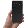 Etui Smart Magnet na telefon Vivo X80 Pro V2145 czarne