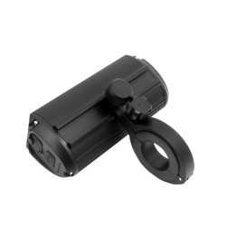 Lampka rowerowa LED na przód uniwersalny zacisk na kierownicę USB mocna czarna