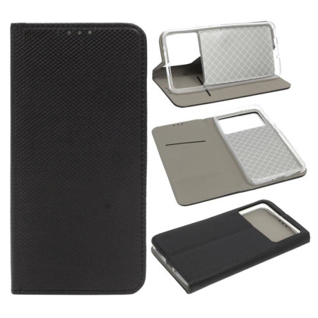 Etui Smart Magnet na telefon Xiaomi POCO F6 Pro 5G 23113RKC6G czarne