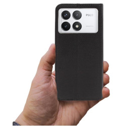 Etui Smart Magnet na telefon Xiaomi POCO F6 Pro 5G 23113RKC6G czarne