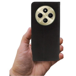 Etui Smart Magnet na telefon Xiaomi Redmi 14C 2409BRN2CA / POCO C75 2410FPCC5G czarne