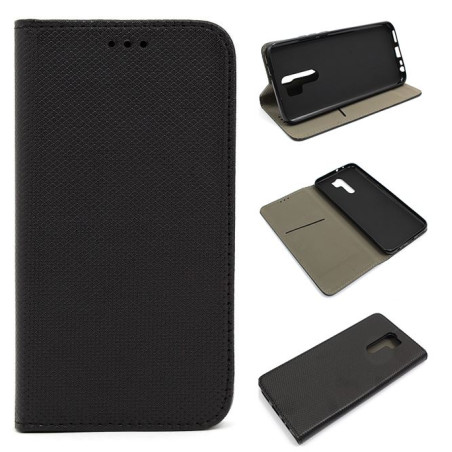 Etui Smart Magnet na telefon Xiaomi Redmi 9 M2004J19G czarne