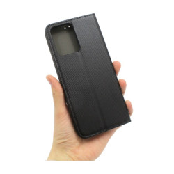 Etui Smart Magnet na telefon Xiaomi Redmi Note 12 5G 22101317C / POCO X5 5G 22111317PG czarne