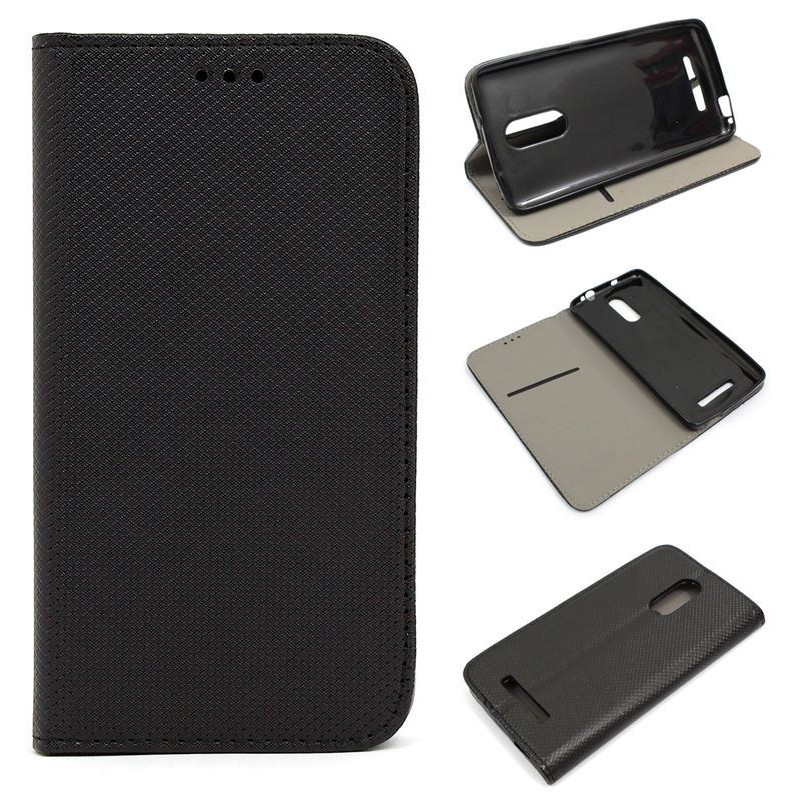 Etui Smart Magnet na telefon Xiaomi Redmi Note 3 KATE EU czarny