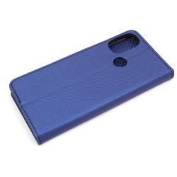 Etui Smart Magnet na telefon motorola moto e20 e30 e40 granatowe