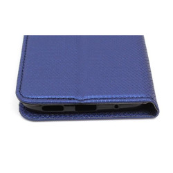 Etui Smart Magnet na telefon motorola moto e20 e30 e40 granatowe