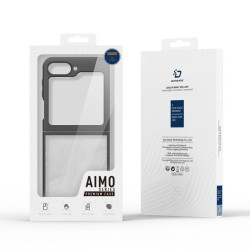 Etui DUXDUCIS Aimo na telefon Samsung Galaxy Z Flip 6 5G F741 / Galaxy Z Flip 7 FE 5G F761 czarne