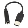 Adapter audio USB-C na mini jack 3.5mm przejściówka AUX wydłużony wtyk 8mm