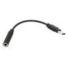 Adapter USB-C na jack 3.5mm - wydłużony wtyk 8mm