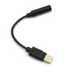 Adapter USB-C na jack 3.5mm - wydłużony wtyk 8mm