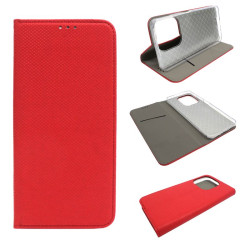 Etui Smart Magnet na telefon OPPO A40 4G CPH2669 / A60 5G CPH2683 / A3 4G CPH2669 / A40m 4G CPH2669 czerwone
