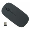 Myszka optyczna bezprzewodowa SLIM czarna do komputera / laptopa