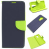 Etui Fancy Diary na telefon motorola moto g9 play / e7 plus granatowe