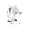 Podstawka / stojak / statyw / uchwyt biurkowy metalowy na telefon / tablet srebrna