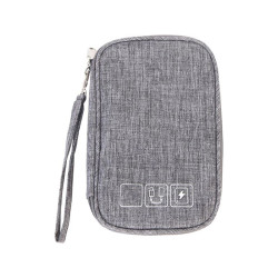 Organizer na kable saszetka podróżna etui torba do akcesoriów elektronicznych 19x13cm