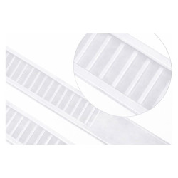 Opaski zaciskowe trytytki 2.5x100mm 100 szt białe