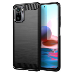 Etui Bumper Carbon Lux na telefon Xiaomi Redmi Note 10 10S Poco M5s czarne