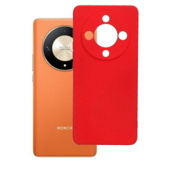 Etui Silicon Case na telefon Honor Magic 6 Lite 5G ALI-NX3 / X50 5G ALI-AN00 / X9b 5G ALI-NX1 czerwone