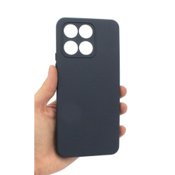 Etui Silicon Case na telefon Honor X6a WDY-LX1 granatowe MAT