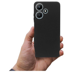 Etui Silicon Case na telefon Infinix HOT 30i 4G LTE X669D czarne MATT