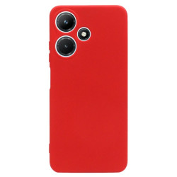 Etui Silicon Case na telefon Infinix HOT 30i 4G LTE X669D czerwone MATT
