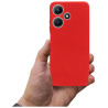 Etui Silicon Case na telefon Infinix HOT 30i 4G LTE X669D czerwone MATT