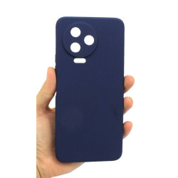 Etui Silicon Case na telefon Infinix Note 12 Pro 4G X676B G99 / 12 2023 X676C granatowe MATT