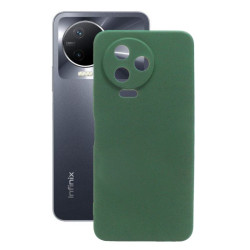 Etui Silicon Case na telefon Infinix Note 12 Pro 4G X676B G99 / 12 2023 X676C zielone MATT