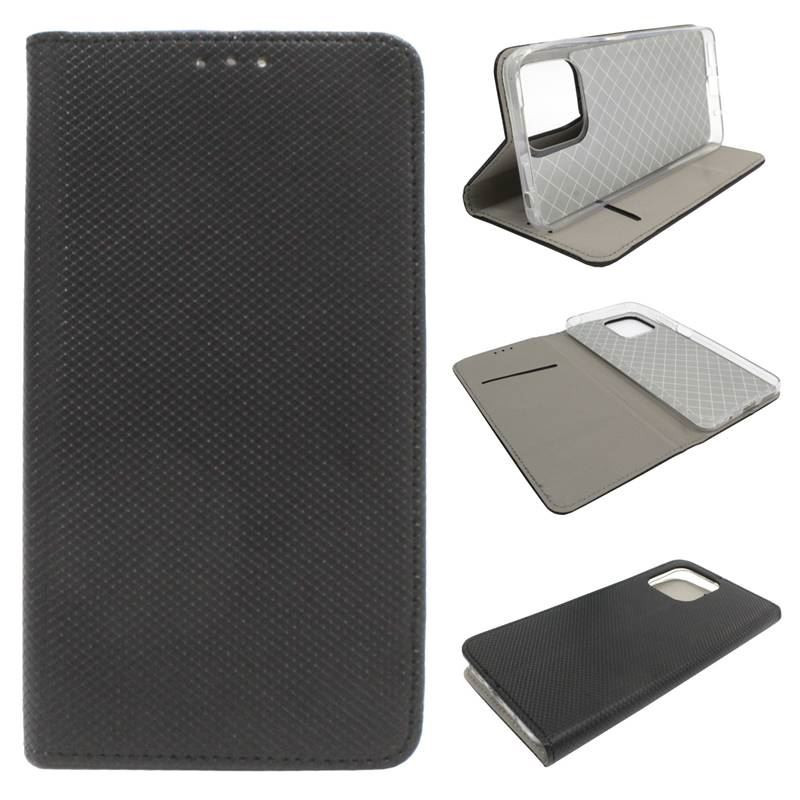 Etui Smart Magnet na telefon motorola moto g17 4G / g17 power 4G / g15 4G / g15 power 4G / g05 4G / e15 4G czarne