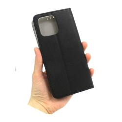 Etui Smart Magnet na telefon motorola moto g17 4G / g17 power 4G / g15 4G / g15 power 4G / g05 4G / e15 4G czarne