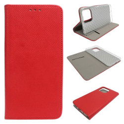 Etui Smart Magnet na telefon motorola moto g17 4G / g17 power 4G / g15 4G / g15 power 4G / g05 4G / e15 4G czerwone