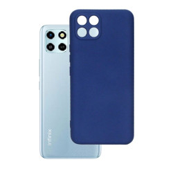 Etui Silicon Case na telefon Infinix Smart 6 HD X6512 granatowe
